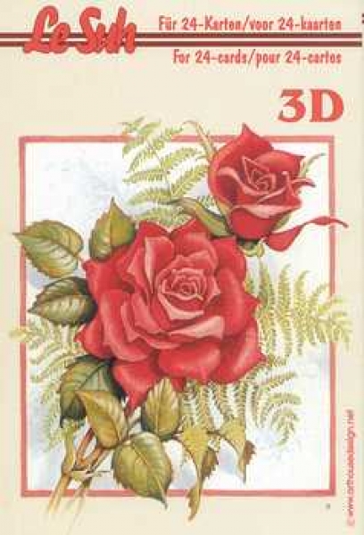3D Buch Rosen I