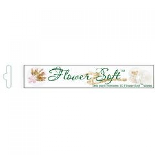 Flower Soft Blumendraht weiss