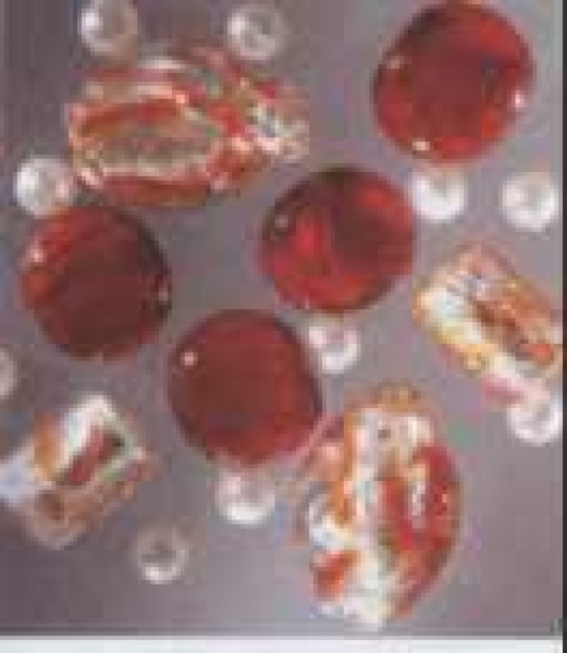 Glasperlenmix Lollypop (rot-weiss-gold)