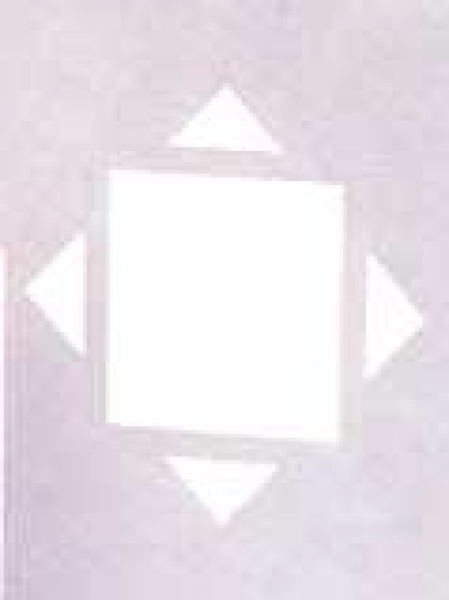 Kartenset Ausschnitt Quadrat im Quadrat, weiss