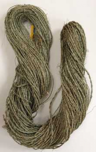 Kordel olive mit Glitter