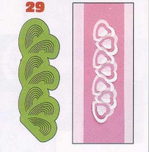 Lacé-Schablone Nr. 29