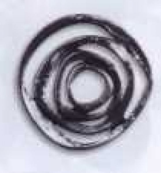 Metall Geoteil Schnecke klein, silberfarben