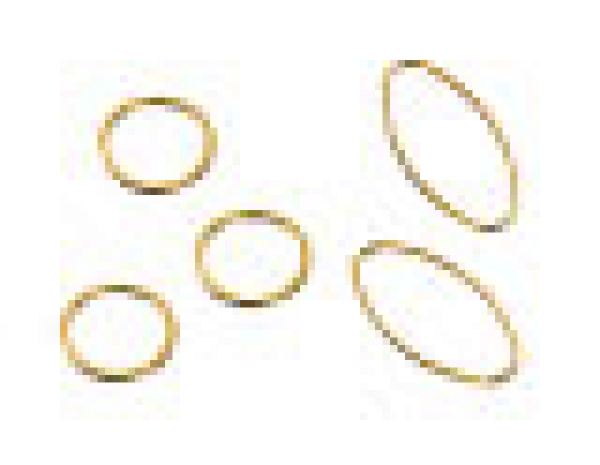 Metallteile-Mix, goldfarben