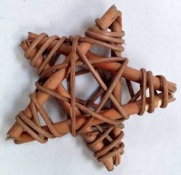 Rattan-Stern braun