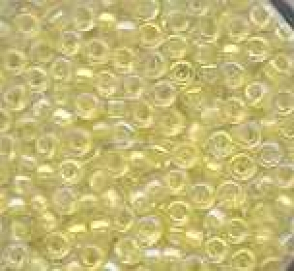 Rocailles gelb irisierend