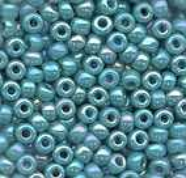 Rocailles türkis dunkel irisierend