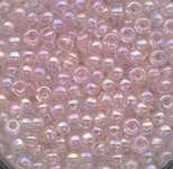 Rocailles zartrosa irisierend