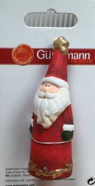 Keramik Samichlaus mit Sternenmütze