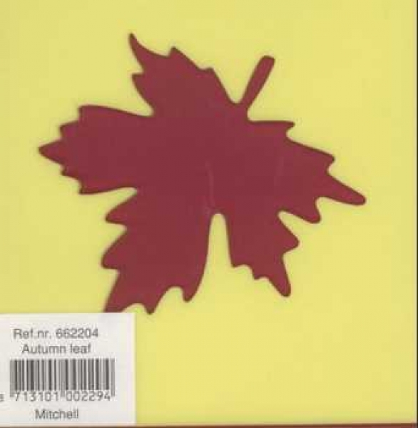 Reliefschablone Ahornblatt