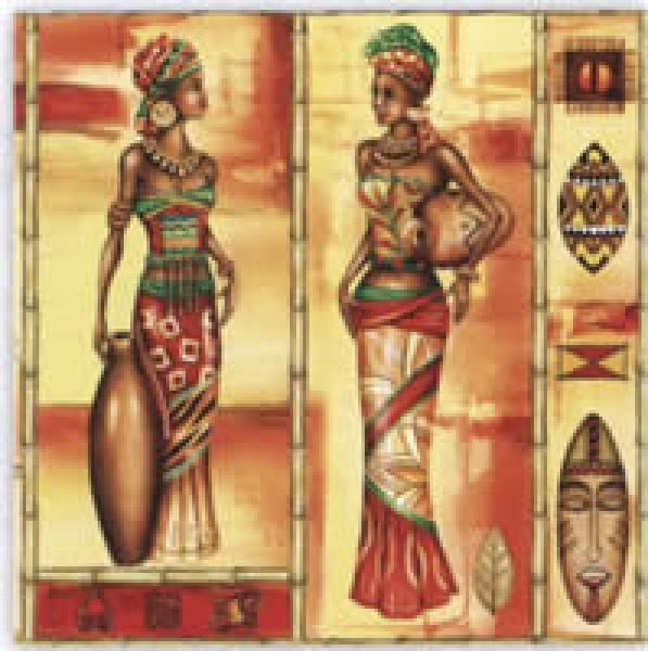 Serviette afrikanische Frauen