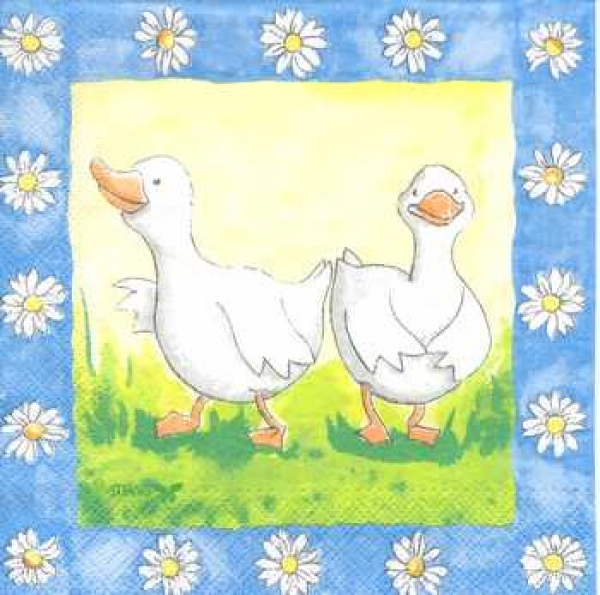 Serviette Gänse