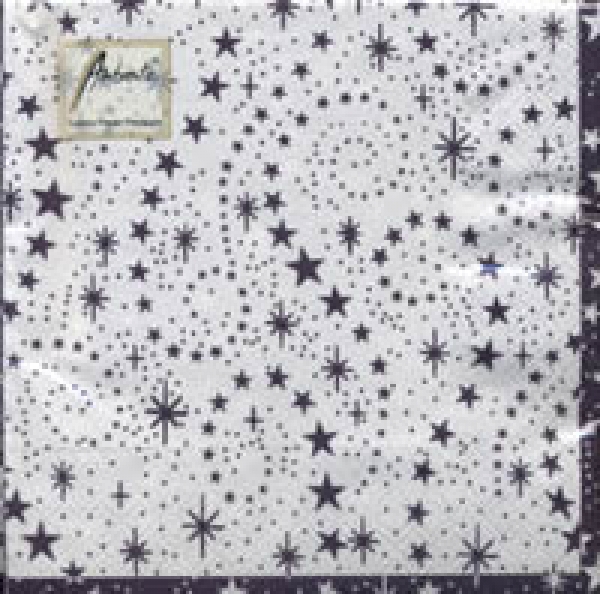 Serviette Sterne (Luxury Stars) aubergine