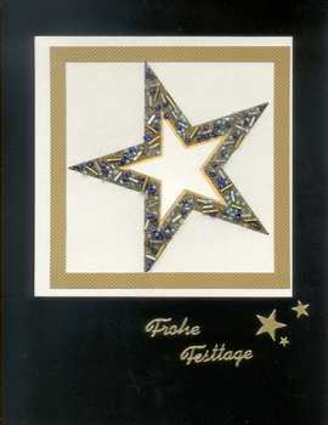 Papierquadrate Perlglanz gold