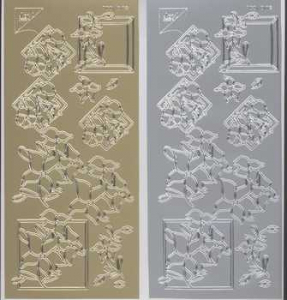 Konturensticker Blumen