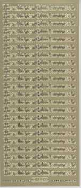 Sticker Herzlichen Glückwunsch gotisch