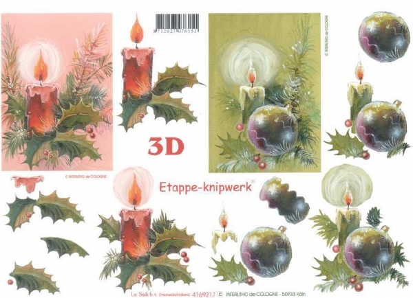 3D Schneidebogen Kerzengesteck