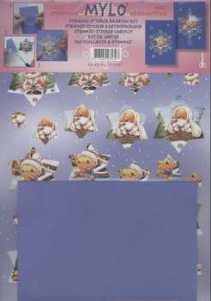 3D Weihnachtsset Mylo blau
