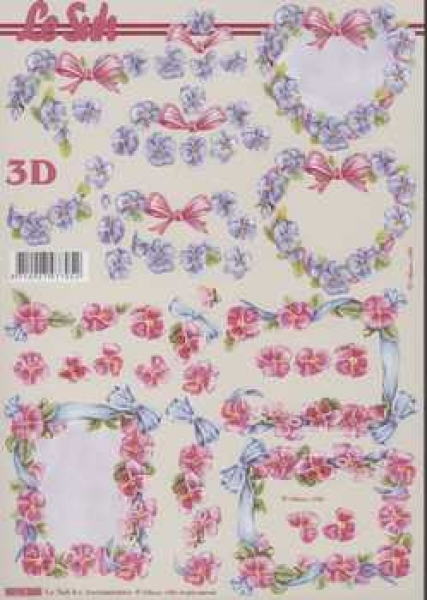 3D Schneidebogen Blumenband