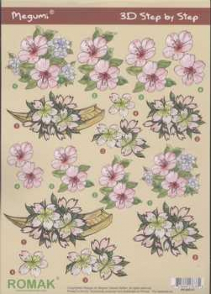 3D Schneidebogen Megumi, Blumenboot