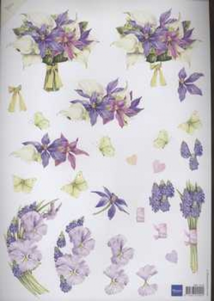 3D Schneidebogen Blumenstrauss