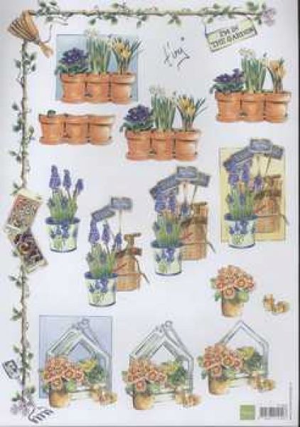 3D Schneidebogen Garten, Gewächshaus