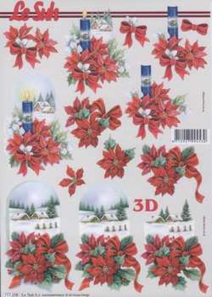3D Schneidebogen Kerzengesteck, Landschaft