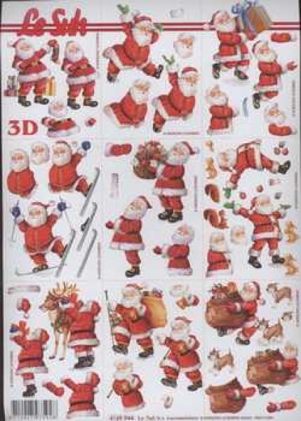 3D Schneidebogen Samichlaus, div.