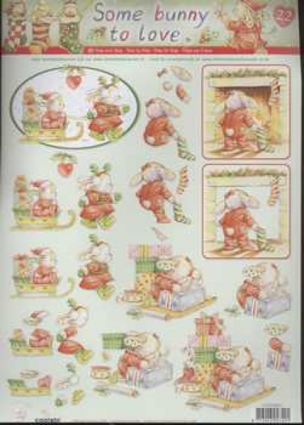 3D Schneidebogen Some bunny to love 22