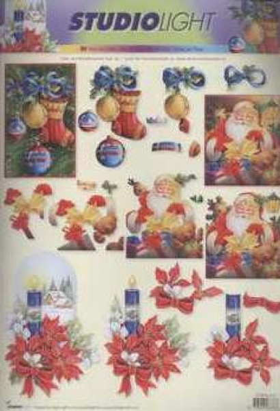 3D Schneidebogen Weihnachtsmotive