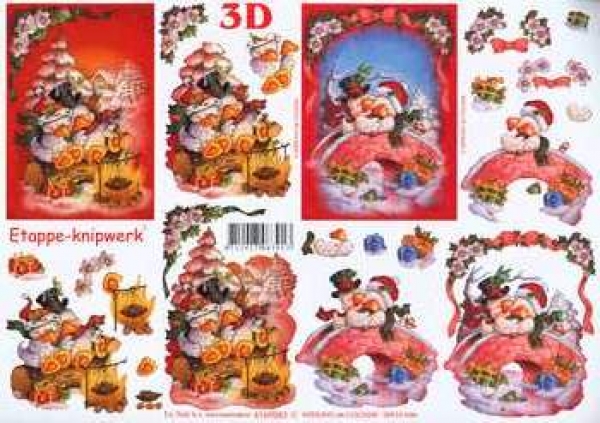 3D Schneidebogen Weihnachtsenten