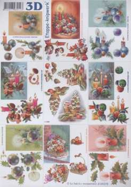 3D Schneidebogen Weihnachtsmotive klein