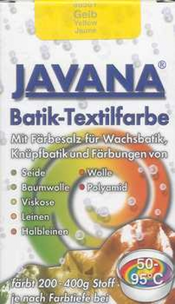 Batik Textilfarbe gelb