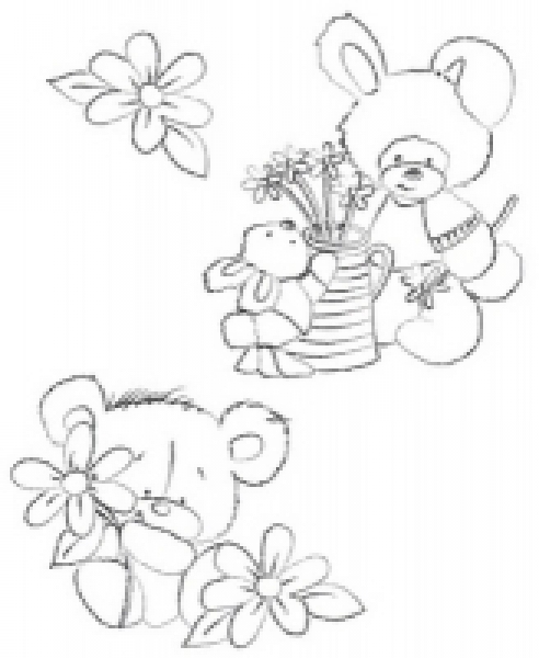 Clear Stamp Beary Sweet, Summerfun