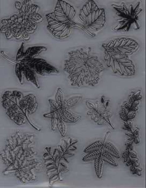 Clear Stamp Blätter div.