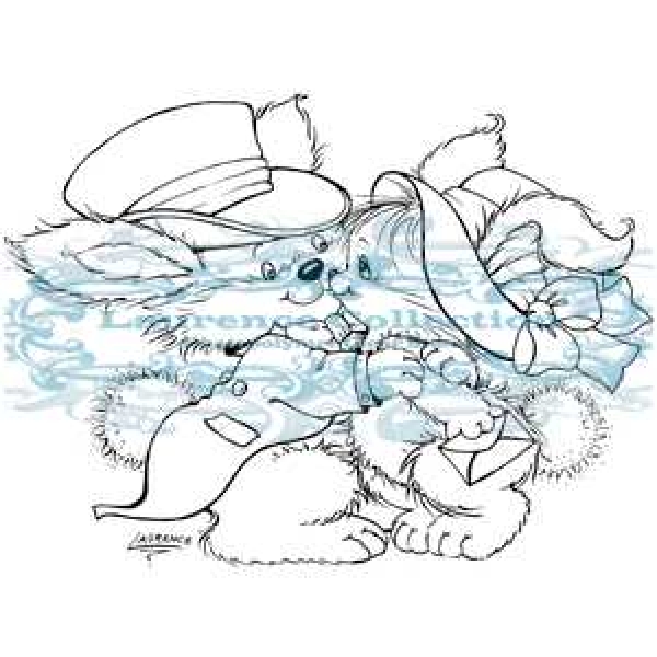 Clear Stamp, Laurence Collection, verliebtes Hasenpaar