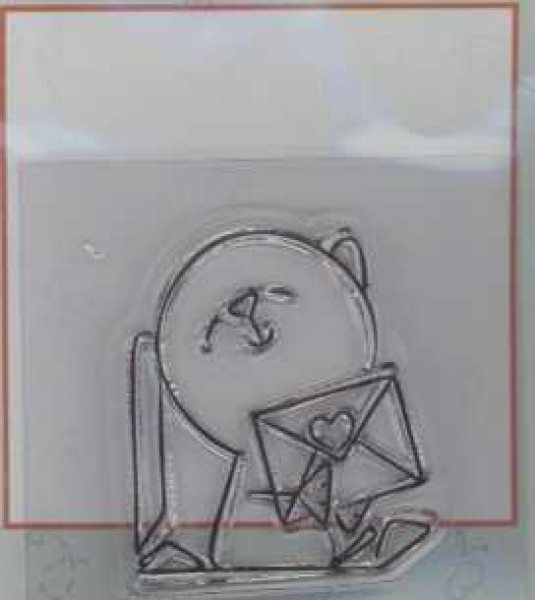 Clear Stamps Welpe, Brief