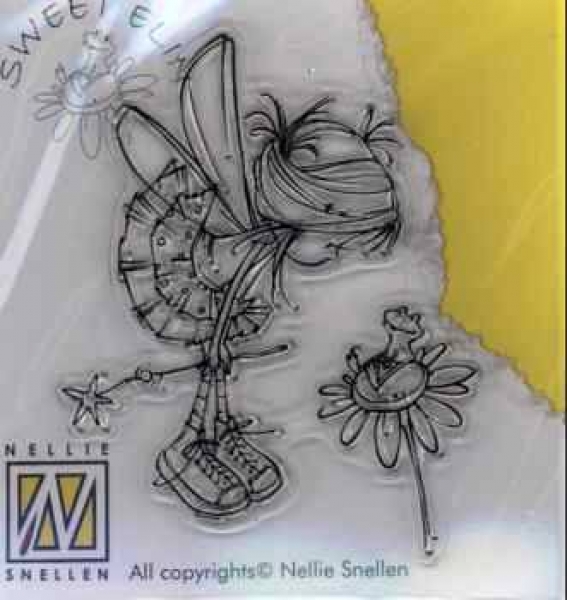 Clear Stamp Sweet Elin, Frosch auf Blume (frog on flower)