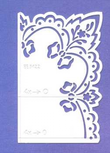 Embossing-Schablone Royal Bögen