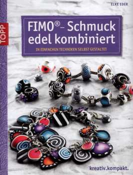 Fimo-Schmuck edel kombiniert