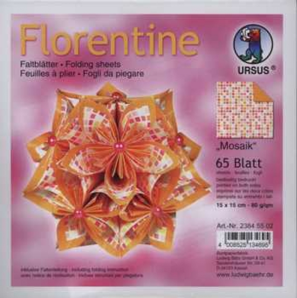 Florentine Mosaik, goldgelb