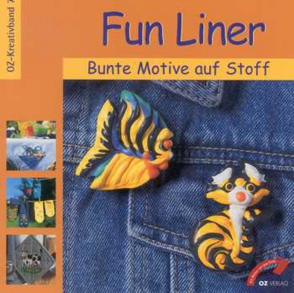 Fun Liner Bunte Motive auf Stoff (Plusterpen)
