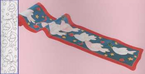 Gutta Seiden-Schal schmal, Dove of Peace