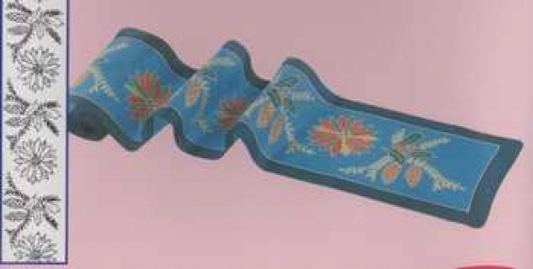 Gutta Seiden-Schal schmal. Laurel