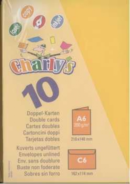 Set Doppelkarten und Couverts, Charly sonnenblumen