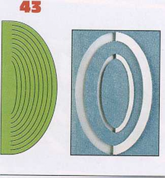 Lacé-Schablone Nr. 43