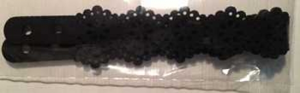 Lederarmband schwarz