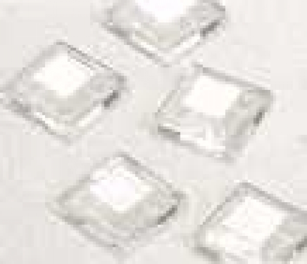 Mosaik Kunststoff quadratisch transparent