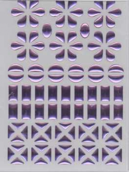 Mosaik-Sticker lavendel