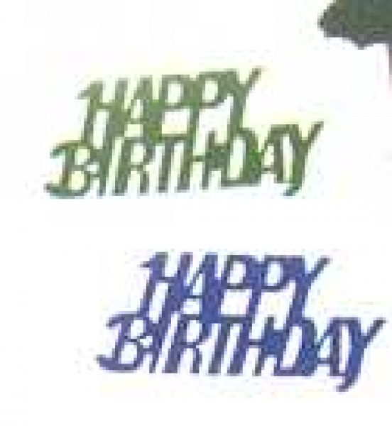 Pailetten Happy Birthday